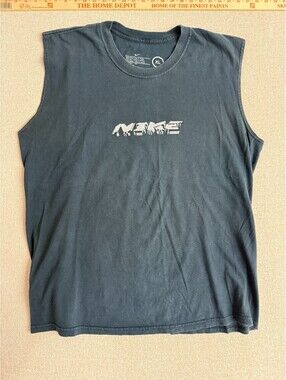 Nike Mens XL Black Basketball Cyber Graphic Sleeveless Tank Top Shirt